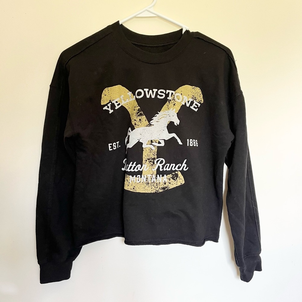 Yellowstone cropped sweatshirt